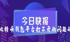 解决比特币钱包平台打不