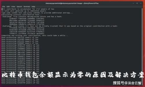 比特币钱包余额显示为零的原因及解决方案