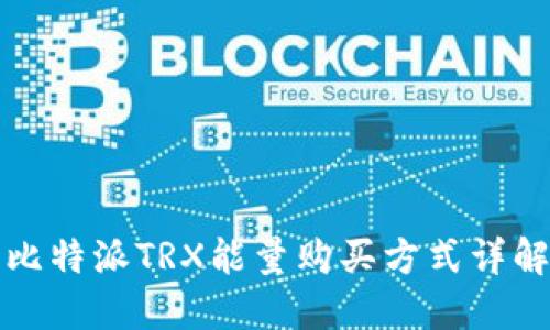 比特派TRX能量购买方式详解